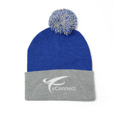 eConnect Pom-Pom Knit Beanie