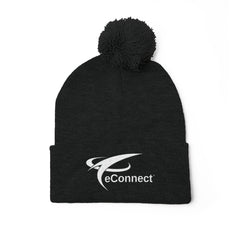 eConnect Pom-Pom Knit Beanie