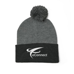 eConnect Pom-Pom Knit Beanie