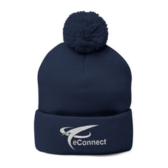 eConnect Pom-Pom Knit Beanie