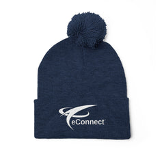 eConnect Pom-Pom Knit Beanie