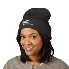 eConnect Embroidered Cuffed Beanie