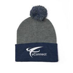 eConnect Pom-Pom Knit Beanie
