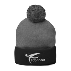 eConnect Pom-Pom Knit Beanie