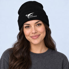 eConnect Embroidered Cuffed Beanie