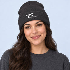 eConnect Embroidered Cuffed Beanie