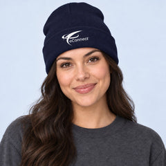 eConnect Embroidered Cuffed Beanie
