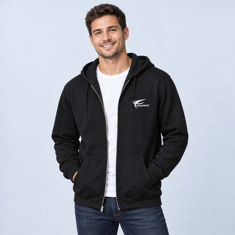 eConnect Embroidered Full-Zip Hoodie