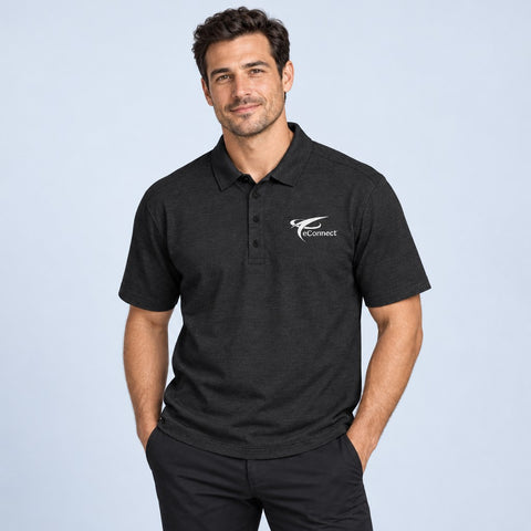 eConnect Embroidered Pique Polo