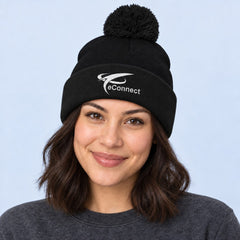 eConnect Pom-Pom Knit Beanie