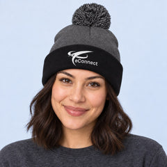 eConnect Pom-Pom Knit Beanie