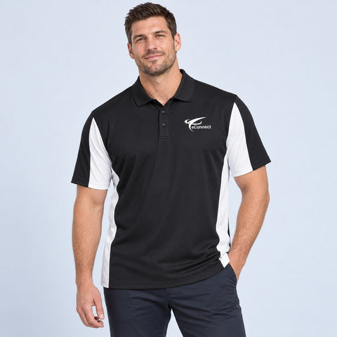 eConnect Tall Sport-Wick Side Blocked Polo (LT-4XLT)