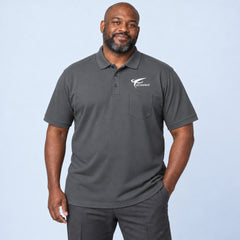 eConnect Tall Wearever Pique Pocket Polo (LT-4XLT)