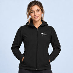 eConnect Women's Hooded Soft Shell Jacket