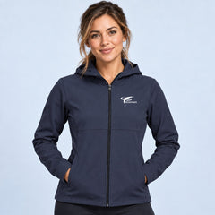 eConnect Women's Hooded Soft Shell Jacket